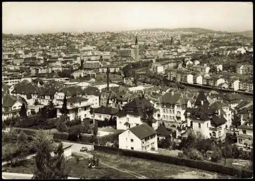 Ansichtskarte Pforzheim Blick über die Stadt - Fotokarte 1971