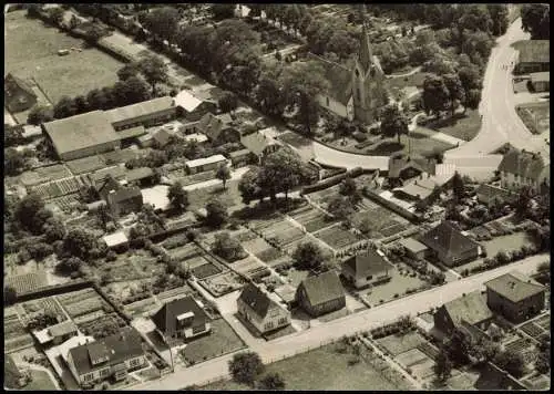 Ansichtskarte Kropp-Amt Kropp-Stapelholm Luftbild Fliegeraufnahme 1963