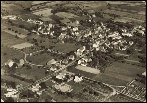 Ansichtskarte Elbgrund Luftbild Stadt Westerwald 1973