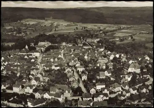 Ansichtskarte Laubach (Hessen) Luftbild Fliegeraufnahme 1971
