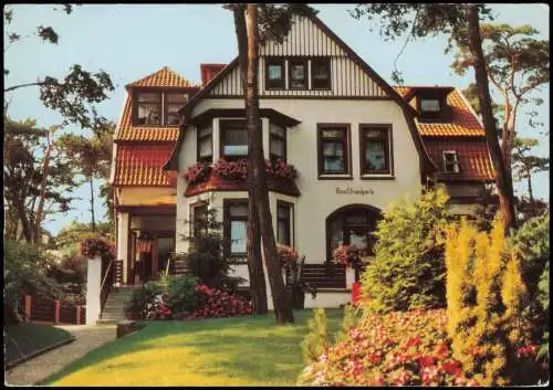 Ansichtskarte Timmendorfer Strand Hotel Haus Strandperle 1986