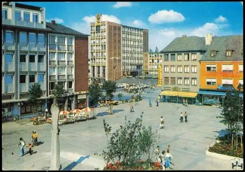Ansichtskarte Düren Marktplatz Quelle-Versand Restaurant 1978