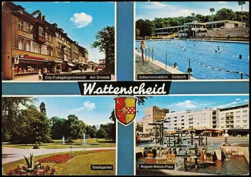 Wattenscheid-Bochum 4 Bild City Schwimmbad August-Bebel-Platz 1985