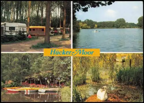 Hücker-Aschen-Spenge (Westfalen) 4 Bild Hücker Moor Campingplatz 1978