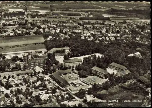 Ansichtskarte Hiltrup Luftbild Hiltrup Westfalen Polizei-Institut 1968