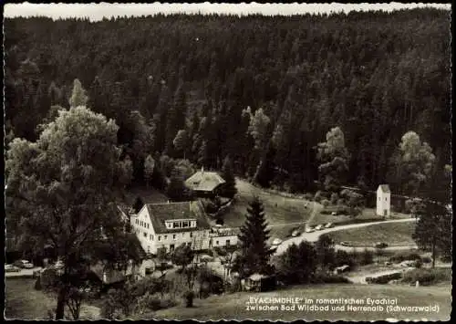 Ansichtskarte Bad Wildbad Gasthaus - Pension EYACHMÜHLE 1963