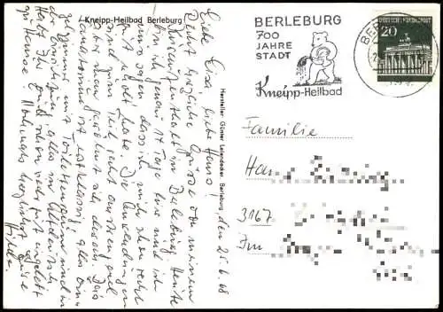 Ansichtskarte Bad Berleburg 3 Bild Stadtansichten 1968