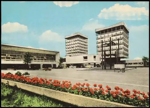 Ansichtskarte Marl (Westfalen) Partie am Rathaus 1972