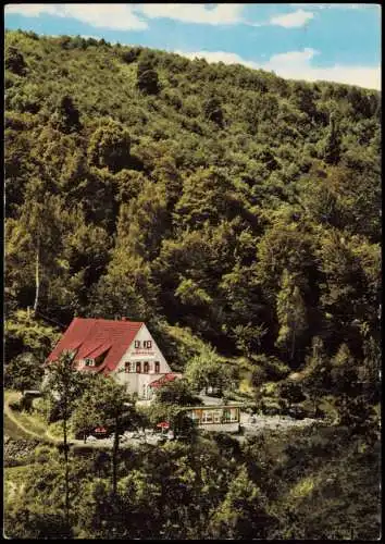Ansichtskarte Bad Sooden-Allendorf Pension Haus Waldluft mit Gaststätte 1971