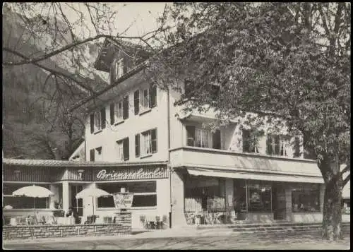 Brienz BE Brienzerburli Hotel Restaurant-Pizzeria Confiserie 1965