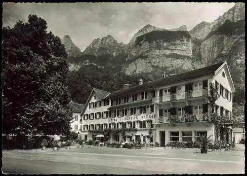 Ansichtskarte Walenstadt Wallenstadt Hotel und Pension Seehof 1968