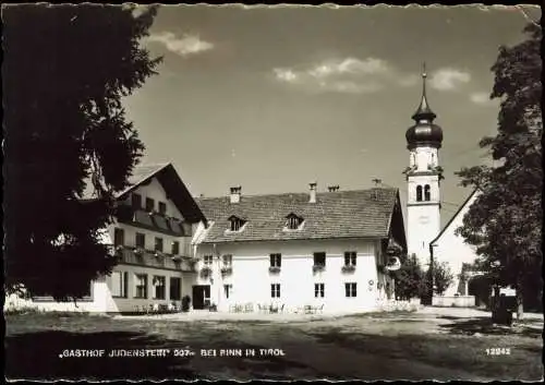 Ansichtskarte Judenstein (Gemeinde Rinn) Gasthof - Stadtpartie 1978