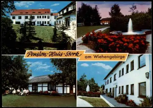 Bad Holzhausen-Preußisch Oldendorf 4 Bild Pension Haus Stork Wiehengebirge 1976