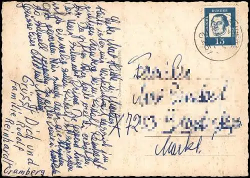 Ansichtskarte Cramberg Luftbild 1964