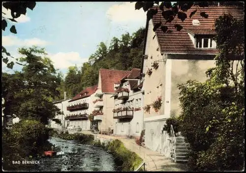 Ansichtskarte Berneck (Schwarzwald) Partie an der Ölschnitz 1967