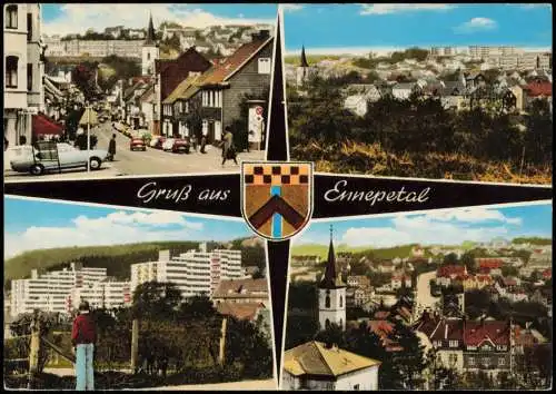 Ansichtskarte Ennepetal MB: Straße Stadt Neubaugebiet 1975