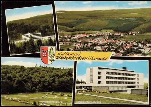 Ansichtskarte Weiskirchen MB: Stadt Minigolfplatz Sanatorium 1978