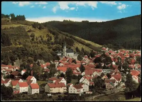 Ansichtskarte Wallenfels Stadtblick 1970