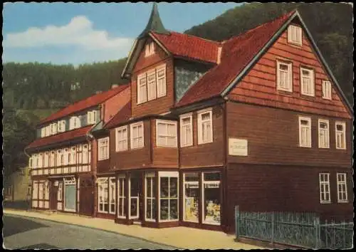 Wildemann-Clausthal-Zellerfeld Pension Hennecke Harz Bahnhofstraße 212 1957