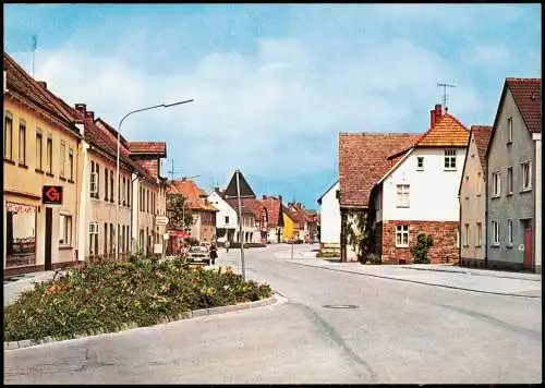 Ansichtskarte Boffzen Straßenpartie Geschäfte 1976