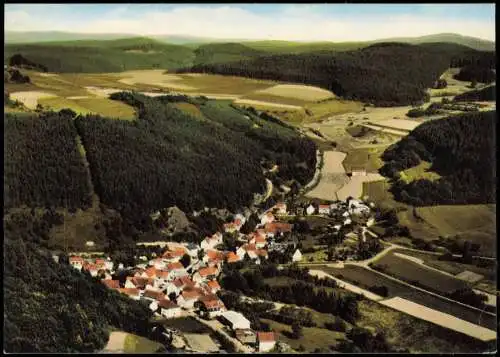 Ansichtskarte Frebershausen-Bad Wildungen Luftbild Fliegeraufnahme 1979