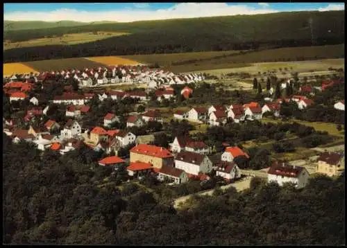 Ansichtskarte Fürstenberg (Weser) Luftbild Fliegeraufnahme 1973