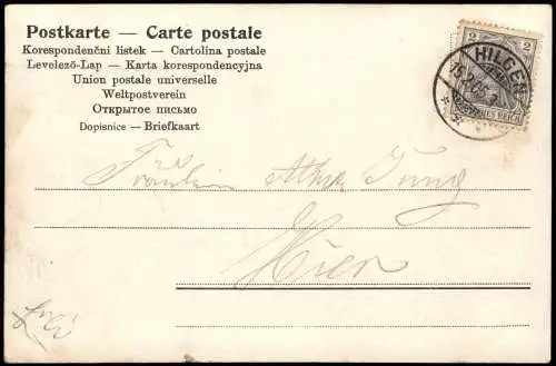 Ansichtskarte  Schöne Dame am Klavier Mann im Anzug Künstlerkarte 1905