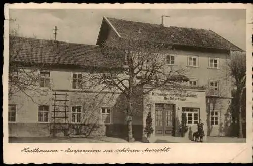 Ansichtskarte Bad Aibling Kurpension zu schönen Aussicht 1939