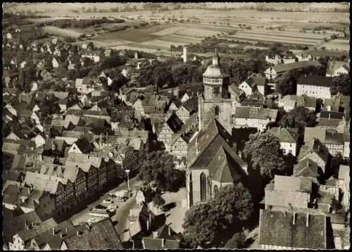 Ansichtskarte Homberg (Efze) Luftaufnahmen Luftbild 1962