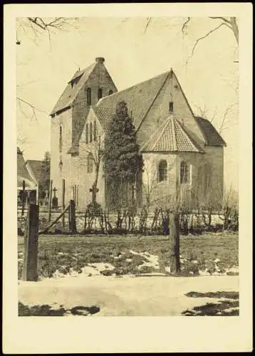 Idensen-Wunstorf Alte Kirche Bischofsgrab von Sigward von Minden 1959