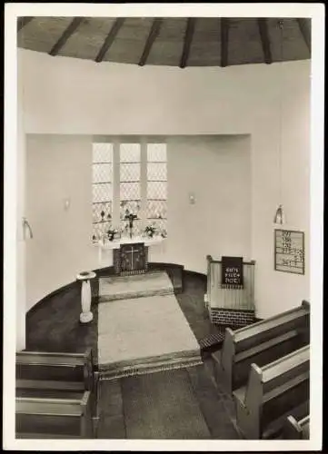 Ansichtskarte Hahn-Lehmden-Rastede St. Johanneskirche - Altar 1962