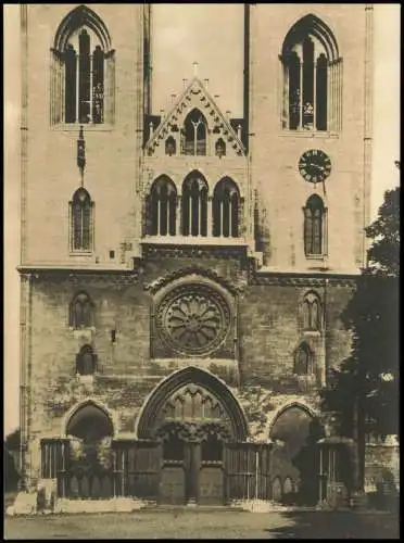 Ansichtskarte Halberstadt Dom - Portal 1965