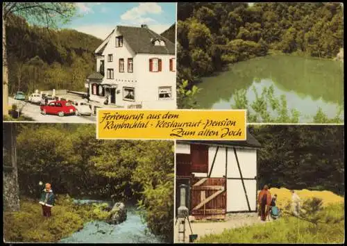 .Rheinland-Pfalz Rupbachtal Restaurant-Pension Zum alten Joch 1978