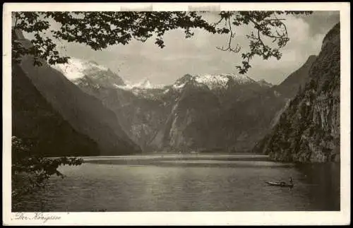 Ansichtskarte Schönau am Königssee Königssee 1936