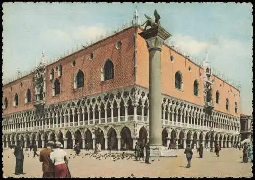 Cartolina Venedig Venezia Dogenpalast | Palazzo Ducale 1954
