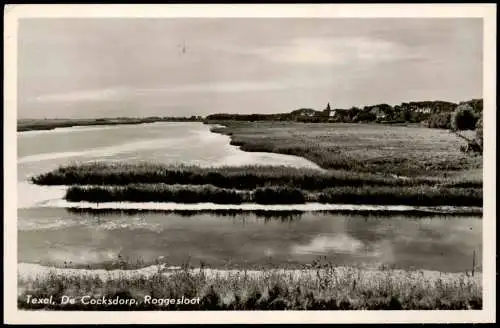Postkaart Texel De Cocksdorp, Roggesloot 1969