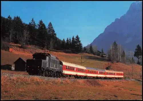 Elektro-Güterzuglokomotive 194 117-8 Garmisch-Partenkirchen Reutte 1989