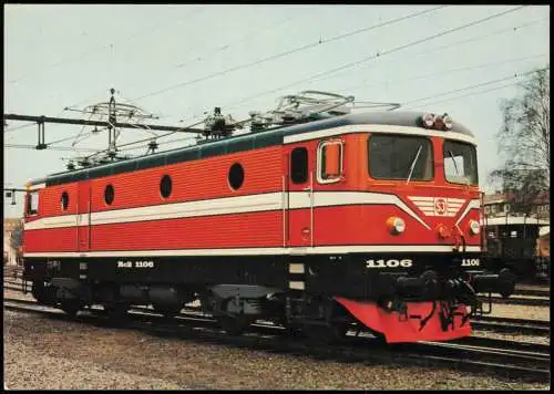 Eisenbahn Zug Det 100:e loket i SJ serie typ Rc som började 1978