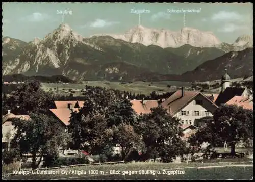 Ansichtskarte Bad Oy-Oy-Mittelberg Stadtpartie - Colorfotokarte 1966