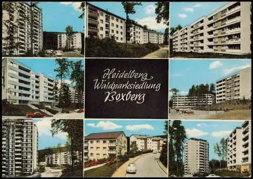 Ansichtskarte Boxberg-Heidelberg Mehrbild Waldparksiedlung Neubauten 1977