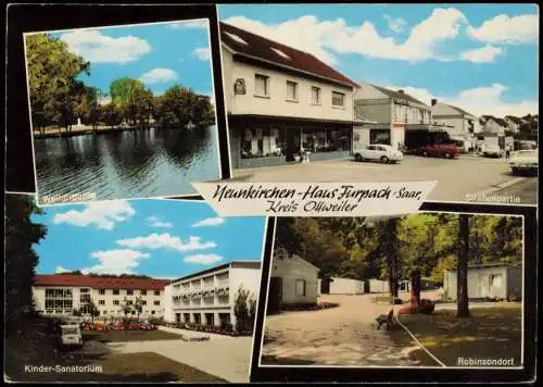 Neunkirchen (Saar) Straßenpartie Weiher Sanatorium Kr. Ottweiler 1978