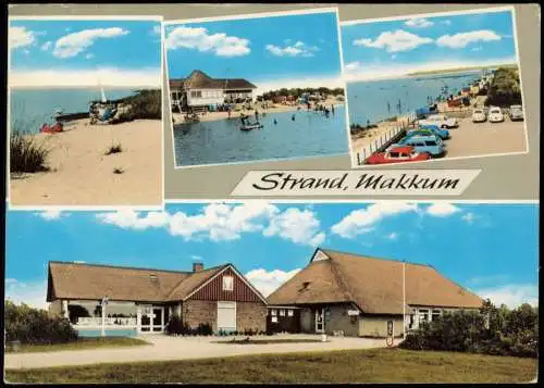 Makkum Zuidwest-Friesland Súdwest-Fryslând Mehrbild Strand Restaurant 1970