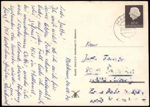 Makkum Zuidwest-Friesland Súdwest-Fryslând Mehrbild Strand Restaurant 1970