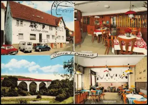 Ansichtskarte Jossa-Sinntal Gasthof Zum Stern Spessart MB 1979
