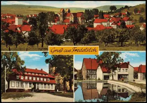 Ansichtskarte Fredelsloh-Moringen 3 Bild Stadtansichten 1979