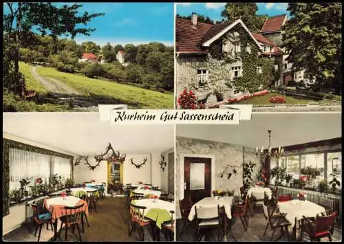 Ansichtskarte Nachrodt-Wiblingwerde Kurheim Gut Sassenscheid b Altena 1971