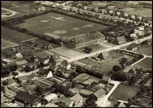 Ansichtskarte Kropp-Amt Kropp-Stapelholm Flugzeugaufnahme Luftbild 1962