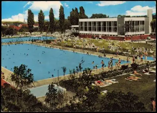 Ansichtskarte Langendreer-Bochum Ostbad 1972