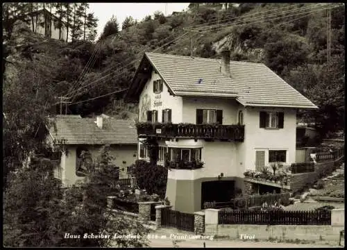 Ansichtskarte Landeck (Tirol) Partie am Haus Scheiber 1962