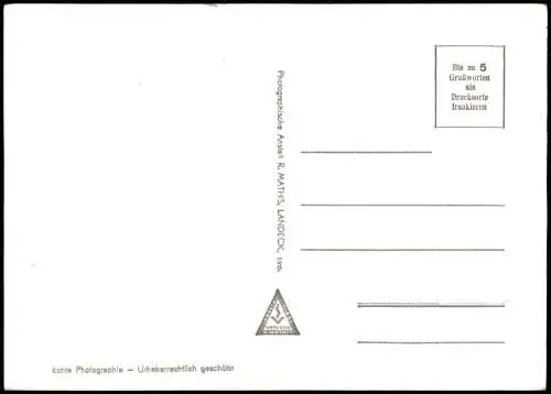 Ansichtskarte Landeck (Tirol) Partie am Haus Scheiber 1962